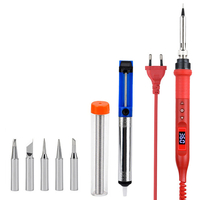 JCD 908U 100W Kit doutils de fer à souder 220V / 110V 180 ~ 500 ℃ / 356 ~ 932 ℉ Température réglable LCD Outils de