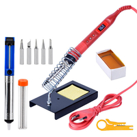 JCD 908U 100W Kit doutils de fer à souder 220V / 110V température réglable LCD outils de réparation de soudage de S