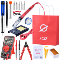 JCD 908U Kits doutils de fer à souder électrique 100W 220V / 110V LCD éclairage Station de Soldeing température rég