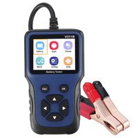 JDIAG 12V Automobile Batterie détecteur Batterie chargeur testeur moto voiture Batterie analyseur outil de Test V311B