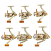 JE2000-7000 Enrouleur De Pêche En Aluminium 5.2: 1 Métal Spool Folding Bras Gauche Droite Spinning Fishing Tool