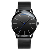 JENISES XD656 Imperméable Calendrier Quartz Montres Milan Acier Inoxydable Bracelet Hommes Montre-Bracelet