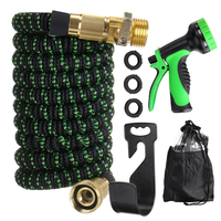 Jet deau léger flexible durable de tuyau flexible extensible EU / US de jardin