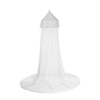 JETEVEN élégant lit en dentelle moustiquaire maille auvent princesse ronde Dome filet de literie