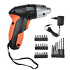 Jeu de 24 forets de tournevis sans fil Batterie rechargeable de tournevis électrique de 4, 8 V PCS