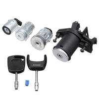 Jeu de 4 hayon à barillet dallumage pour barillet dallumage avec porte à clé 1479660 pour Ford Fiesta MK V Fus