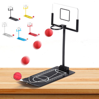 Jeu de basket-ball jouets en métal décoration de bureau pliable support de tir soulagement du Stress ornement créatif bu