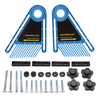 Jeu de cartes double plume multi-usage Drillpro pour scies à table Router Scies à onglets de table