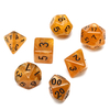 Jeu de dés polyédriques 7 pièces dés à plusieurs faces avec sac de dés RPG jeux de rôle jeux de dés Gadget
