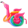 Jeu de lancer danneau de flamant gonflable pour jouets de lancer de jardin de piscine de fête de famille