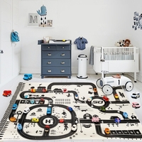 Jeu de tapis de scène demballage nordique pour enfants / Tapis descalade familial Jouets interactifs pour enfa