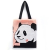 Jeux olympiques dhiver Pékin 2022 mignon Panda impression sac à main en Fiber de Polyester grande capacité sac à ba