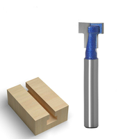 JGZUI 6.35mm tige trou de serrure couteau roulements bois fraise de qualité industrielle routeur peu pour outils de trav
