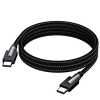 JH U241C Double tête Type-C à Type-C USB 3.1 PD câble de données mâle à mâle ligne de charge rapide préparée ceinture de