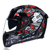 JIEKAI Double visière casque moto intégral casque de Moto casque de Motocross Casco modulaire moto Capacete Casco Moto