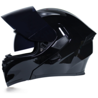 JIEKAI Moto Casque Intégral ABS Protection Double Lentille Hommes Femmes Scooter JK902