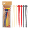 JIEMU 9PCS Bracelet en silicone Attache de câble en silicone Écouteur de stockage de données Câble dattache de câbl