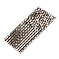 JIMI mise à niveau 10 pièces 2mm foret hélico dal HSS-CO acier inoxydable cobalt métal pour outil rotatif Bosch Dremel