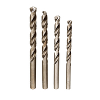 JIMI mise à niveau 4 pièces 7-10mm forets HSS-CO cobalt foret hélico dal pour outil rotatif Bosch Dremel