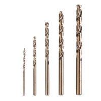 JIMI mise à niveau 5 pièces 2-6mm forets HSS-CO foret hélico dal au cobalt pour outil rotatif Bosch Dremel