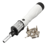 JIMI® Outil de réparation de tournevis multifonctionnel rotatif domestique à tournevis télescopique de ménage 13 en 1 av