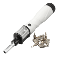 JIMI® Outil de réparation de tournevis multifonctionnel rotatif domestique à tournevis télescopique de ménage 13 en 1 av