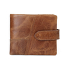 JINBAOLAI Porte-monnaie en cuir véritable en cuir d