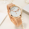 JINFAN JL06 style décontracté femmes montre-bracelet montres en acier à quartz