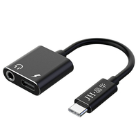 Jinghua 3.5mm Type-C Convertisseur dadaptateur de musique audio pour charger et écouter des chansons Adaptateur deu