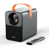 JIRENO Cube 4 Projecteur Android TV 9.0 Mise au Point Automatique 500ANSI Lumens 1080P Full HD 5G WiFi Bluetooth 5.0 ave