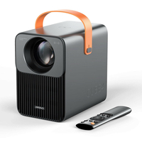 JIRENO Cube 4 Projecteur Android TV 9.0 Mise au Point Automatique 500ANSI Lumens 1080P Full HD 5G WiFi Bluetooth 5.0 ave