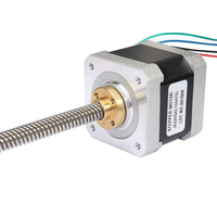 Jkm nema17 deux phase 42mm hybride linéaire stepper moteur 1.8degree 1.0a longueur de 40 mm pour le routeur cnc