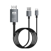 JND Type-C vers HDMI HD câble convertisseur 4K30Hz TV affichage Dongle USB charge 1.8m câble de données vidéo pour ordin