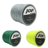 JOF 300M PE tressé 4 brins 12-70 LB haute sensibilité super forte ligne de pêche en mer pêche