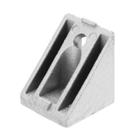 Joint dangle de support de connecteur de bord biseauté en aluminium Machifit pour profilé en aluminium 3030
