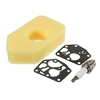 Joint de diaphragme de carburateur de tondeuse à gazon Spark Plug pour Briggs Stratton 495770 992300 698369