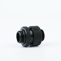 Joint dexpansion G1 / 4 16-22 MM adapté pour carte graphique SLI GPU CPU Joint de refroidissement par eau-noir / ar