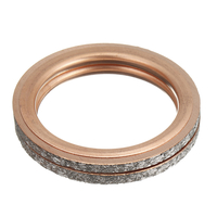 Joints de silencieux de tuyau déchappement 2 pièces pour Yamaha Rhino 660 YXR660F4X4 2004-2007