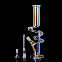 Joints de verre de bécher de 30cm Bubblers pour le stylo de conduite deau de recycleur
