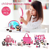 Jouet de maquillage simulé Girl Dressing Cosmetics Toy Set