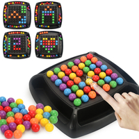 Jouet de puzzle de boule darc-en-ciel de jeu de bout à bout de bureau pour des jouets denfants