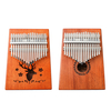 Jouet dinstrument de musique déducation de Mbira de piano de pouce de doigt en bois de 17 touches Kalimbas