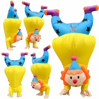 Jouet gonflable Costume gonflable Clown inversé Halloween activités créatives Performance Costume de fête amusant