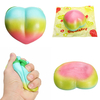 Jouet spongieux de pêche de couleur darc-en-ciel 9.5 * 8.5 * 8cm lentement sélevant avec le cadeau de collecti