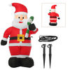 Jouets gonflables de Noël jouets de décoration légers de manière de voûte de renne de Père Noël