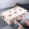 Jouets pour chat Machine à hamster Jouet pour chat drôle Fournitures pour animaux de compagnie en bois massif Souris Wha