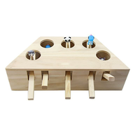 Jouets pour chats Hamster Machine Drôle Chat Jouet En Bois Massif Pet Fournitures Souris Whac-A-Mole