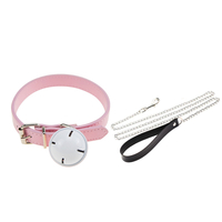 Jouets sexuels réglables de servante de chaîne de traction de collier de cloche en cuir dunité centrale pour l