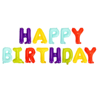 Joyeux anniversaire ballons ensemble feuille daluminium ballon enfants anniversaire anniversaire fête décoration