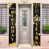 Joyeux anniversaire banderoles bannière porte décoration murale couple vacances